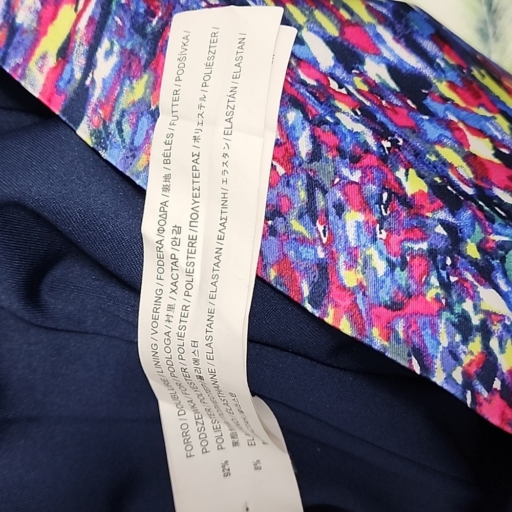 Zara Basic Women's Purple Abstract Cutout Back Dr… - image 6